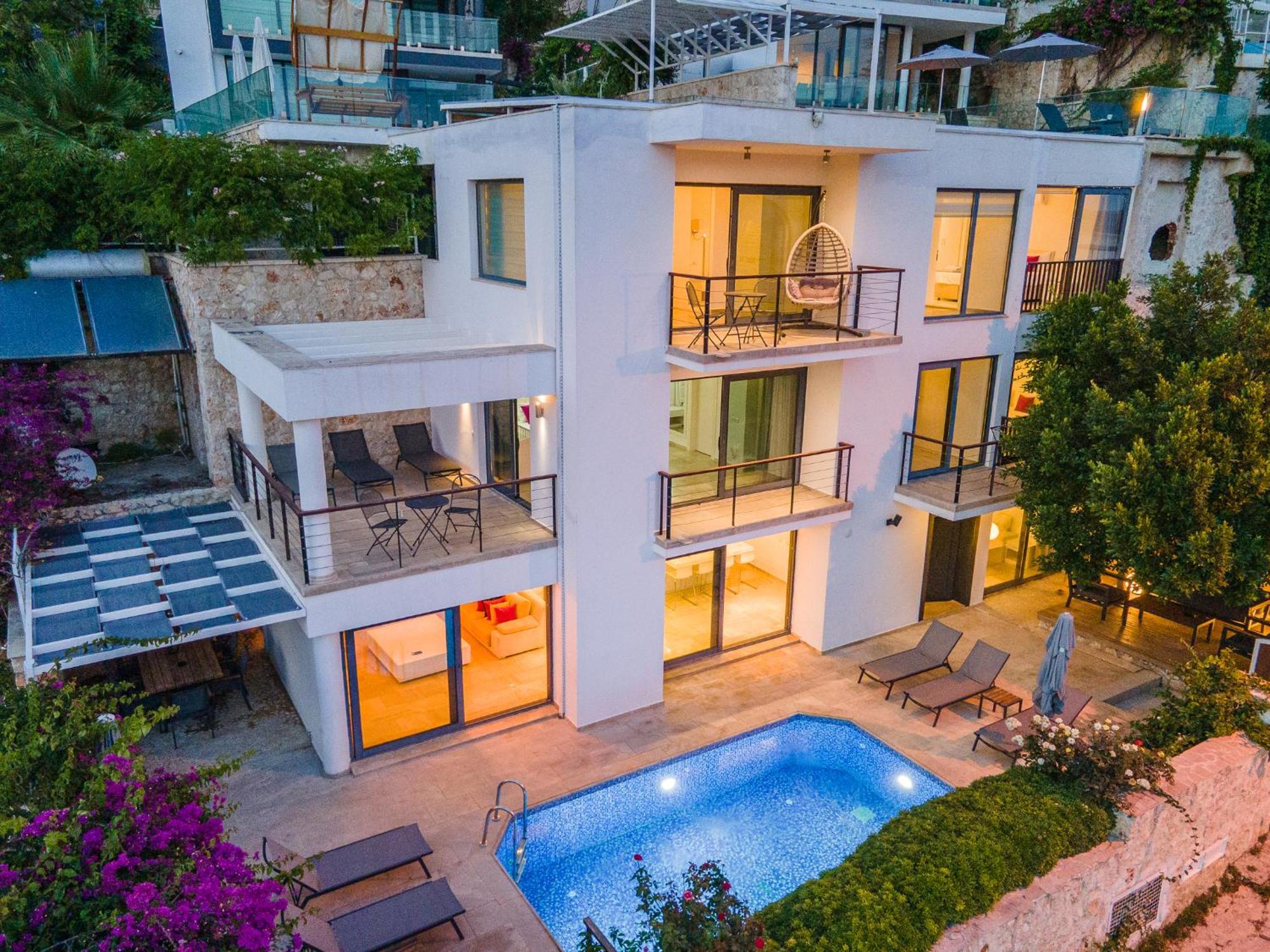 קס Luxus Villa Skyla Mit 5 Schlafzimmern & Meer-Blick מראה חיצוני תמונה